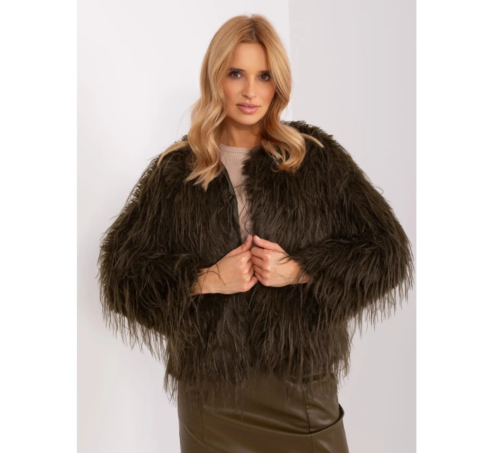 Kurtka AT KR model 19069202 khaki - FPrice Kurtka AT KR model 19069202 khaki - FPrice