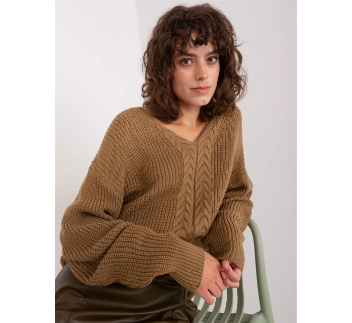 BA SW 8028 jumper.36P velbloud