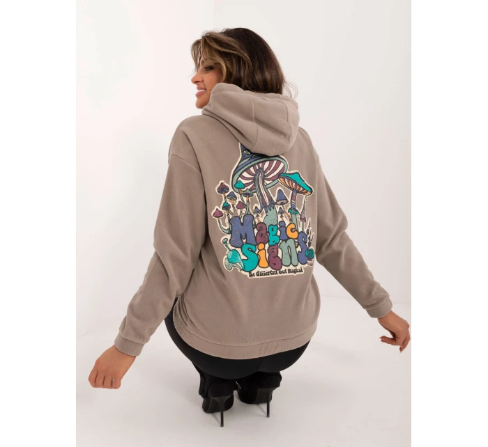 Mikina D20005M02679A dark lilac Mikina D20005M02679A dark lilac