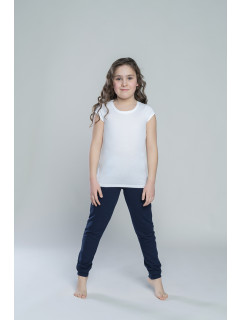 Dívčí tričko Tola s krátkým rukávem - bílé
