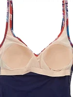 Jednodílné plavky 7239 M0 černo-růžové - Anita