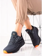 Exkluzívní šedo-stříbrné tenisky dámské bez podpatku Exkluzívní šedo-stříbrné tenisky dámské bez podpatku