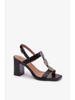 Sandály na podpatku model 209918 Step in style Sandály na podpatku model 209918 Step in style