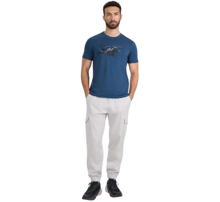 Pánské tričko 4F M2359 sea green 4FWAW25TTSHM2359 46S pánské