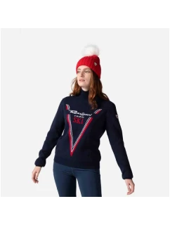 Rossignol W Victoire Tn Knit Sweater námořnická modrá