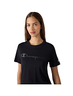 Koszulka damska Champion Short Sleeve czarna 119125 KK001 Koszulka damska Champion Short Sleeve czarna 119125 KK001