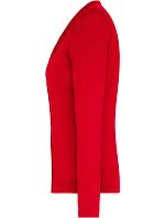 Daiber JN 660 Dámský pletený cardigan s výstřihem do V 02.0660 red Daiber JN 660 Dámský pletený cardigan s výstřihem do V 02.0660 red