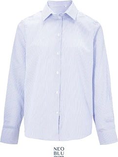 Men keprová košile s dlouhým rukávem blue model 22442352 - NEOBLU
