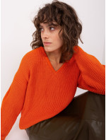 Sweter BA SW 8029.87P pomarańczowy