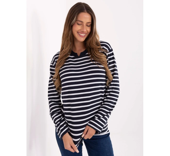 Bluzka RV BZ model 21717632 granatowy - FPrice Bluzka RV BZ model 21717632 granatowy - FPrice