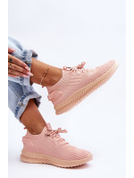 Dámské sportovní boty na zip Růžové Zauna