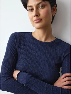 Versatile Rib Top LSL - Blue - TRIUMPH Blue - TRIUMPH
