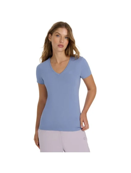 Dámské tričko 4F F2969 denim 4FWAW25TTSHF2969 32S Dámské tričko 4F F2969 denim 4FWAW25TTSHF2969 32S