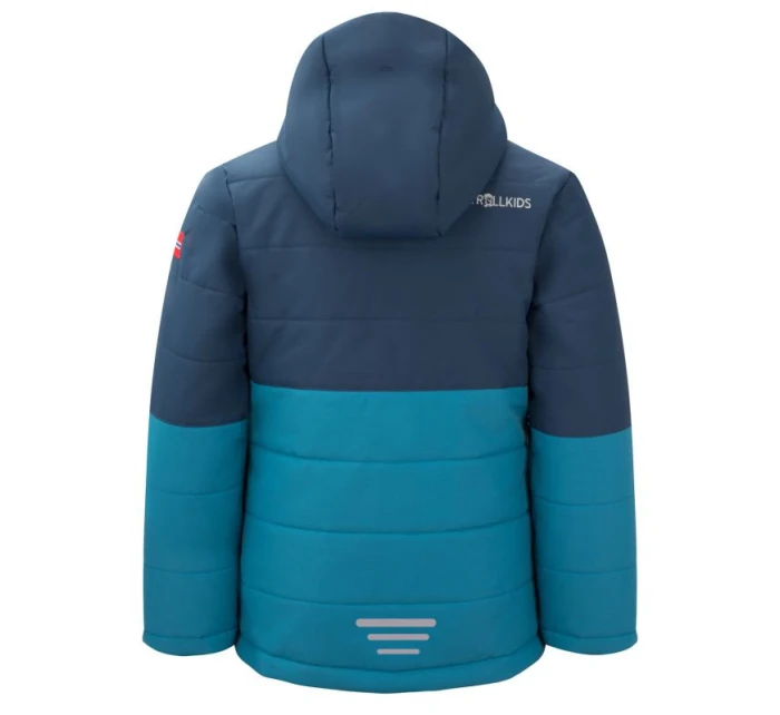 Zimní bunda pro holky/chlapce Trollkids Kids Hemsedal Snow Jacket XT zateplená modrá (513-104)