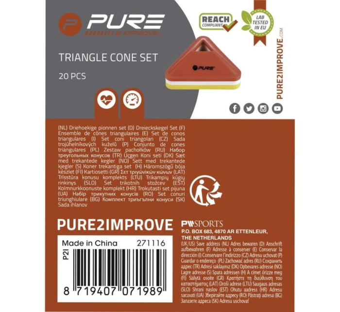 KUŽELY SLOUPKY TRÉNINKOVÉ ZNAČKY 20KS ČISTÉ 2 ZLEPŠIT