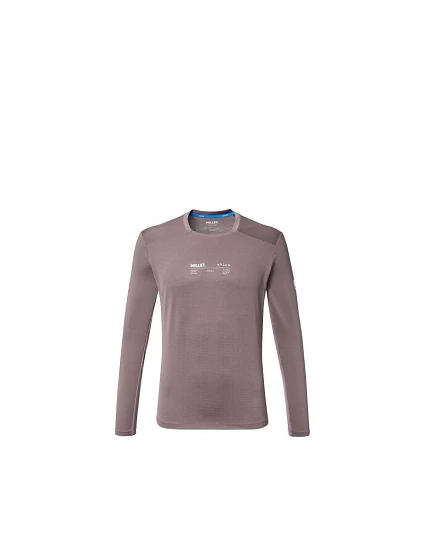 Pánské tričko MILLET Intense Ts Ls M, švestkově fialové