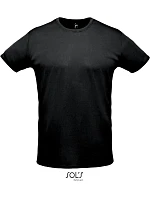 SOL'S Sprint Unisex piqué sportovní tričko 25.2995 black