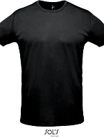 SOL'S Sprint Unisex piqué sportovní tričko 25.2995 black