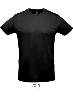 SOL'S Sprint Unisex piqué sportovní tričko 25.2995 black