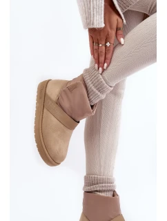 Sněhové Boty Na Platformě Bežové Big Star model 21637073 - Big Star Shoes