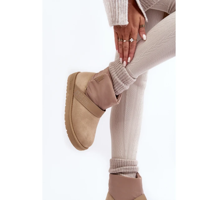 Sněhové Boty Na Platformě Bežové Big Star model 21637073 - Big Star Shoes Sněhové Boty Na Platformě Bežové Big Star model 21637073 - Big Star Shoes