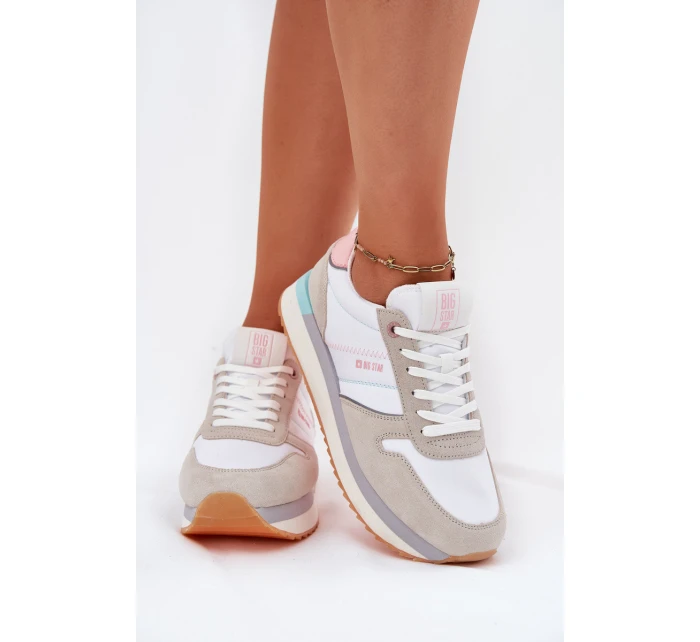 Semišové Dámské Tenisky Big Star HIPOLY SYSTEM model 21693001 - Big Star Shoes Semišové Dámské Tenisky Big Star HIPOLY SYSTEM model 21693001 - Big Star Shoes