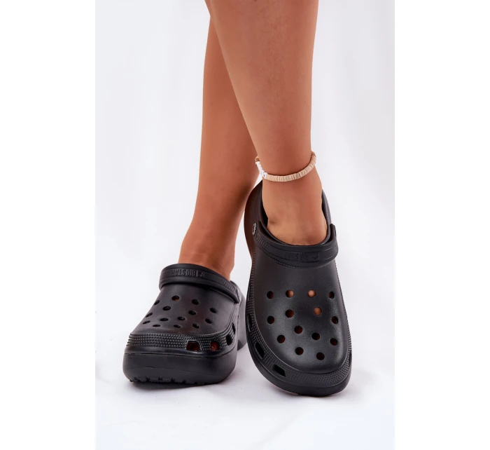 Pěnové Dámské Sandály Na Masivní Podešvi Big Star RR274A118 Černé Pěnové Dámské Sandály Na Masivní Podešvi Big Star RR274A118 Černé