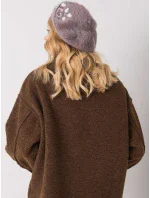 Dámská čepice BF38834 1 tmavě fialová Dámská čepice BF38834 1 tmavě fialová