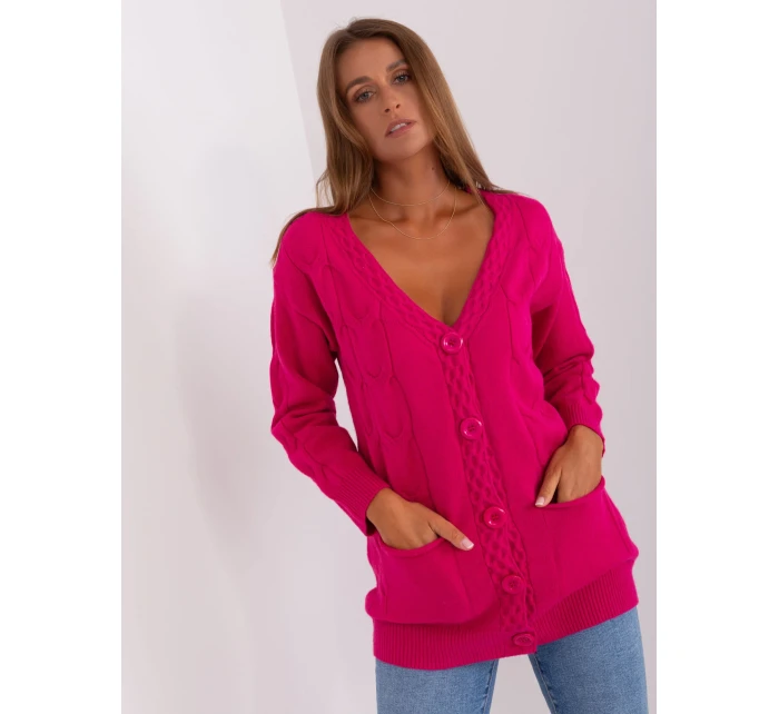 Sweter AT SW model 18895632 fuksjowy - FPrice