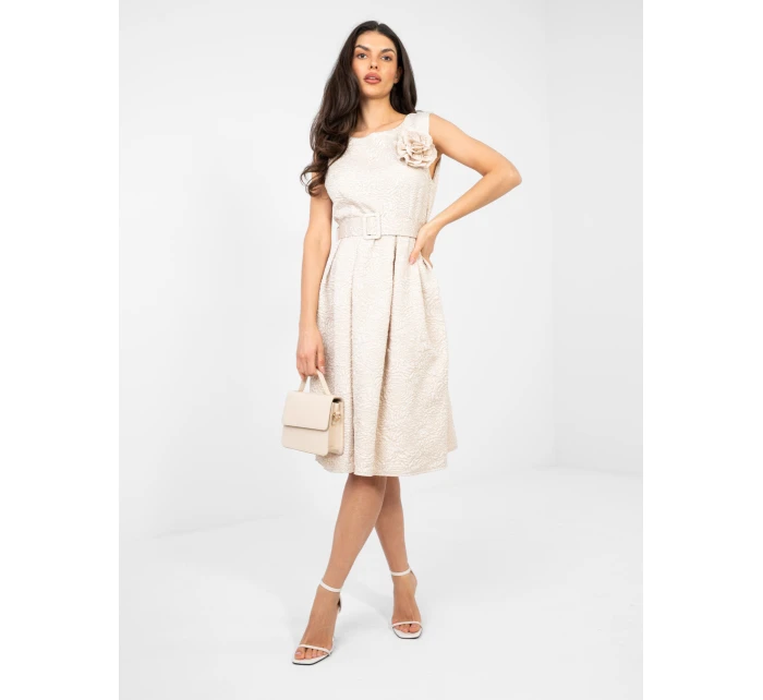 Šaty IT SK 21861.86 světle béžové