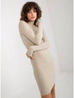 Dámské šaty NM SK NG 2309 šaty.17X světle béžové Dámské šaty NM SK NG 2309 šaty.17X světle béžové