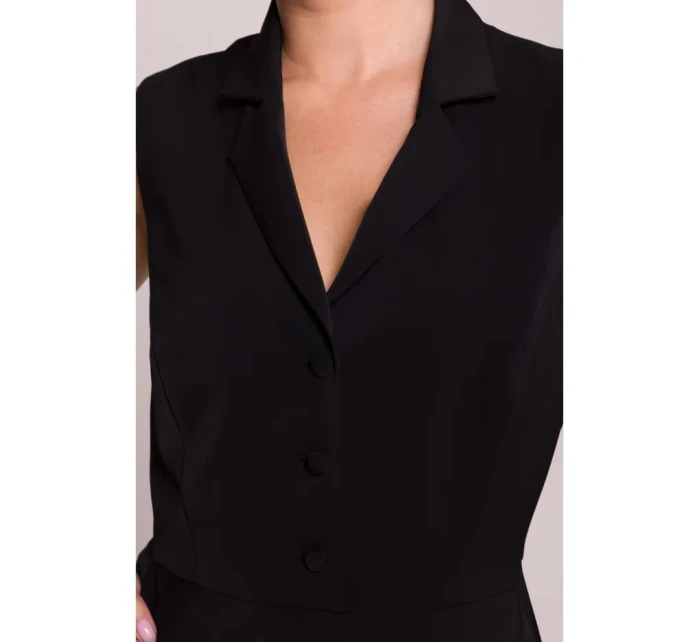 Košilové šaty ve střihu černé model 21154756 - STYLOVE