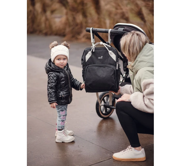 Dámský batoh na kočárek Engelis Vuch Vela Black