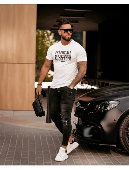 Pánské tričko 279262 bílé - Ola Voga