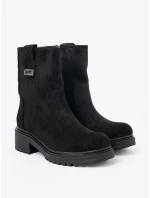 Pohodlné černé kotníčkové boty dámské Obcas Pohodlné černé kotníčkové boty dámské Obcas