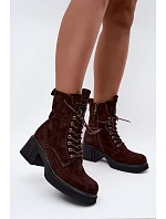 Boty na podpatku model 231634 Step in style Boty na podpatku model 231634 Step in style