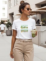 Dámské tričko s potiskem Někdy to trochu přeženu bílá FashionStreet NX5037RY