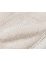 Světle béžový přehoz přes oblečení ála alpaka s kapucí (B6001-51)