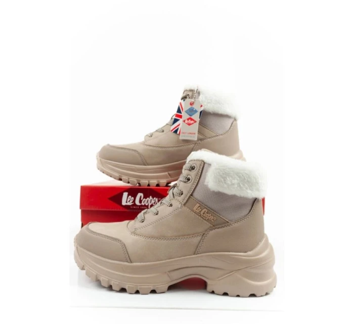 dámská zimní trekingová sportovní obuv model 21406121 beige dámské - Lee Cooper