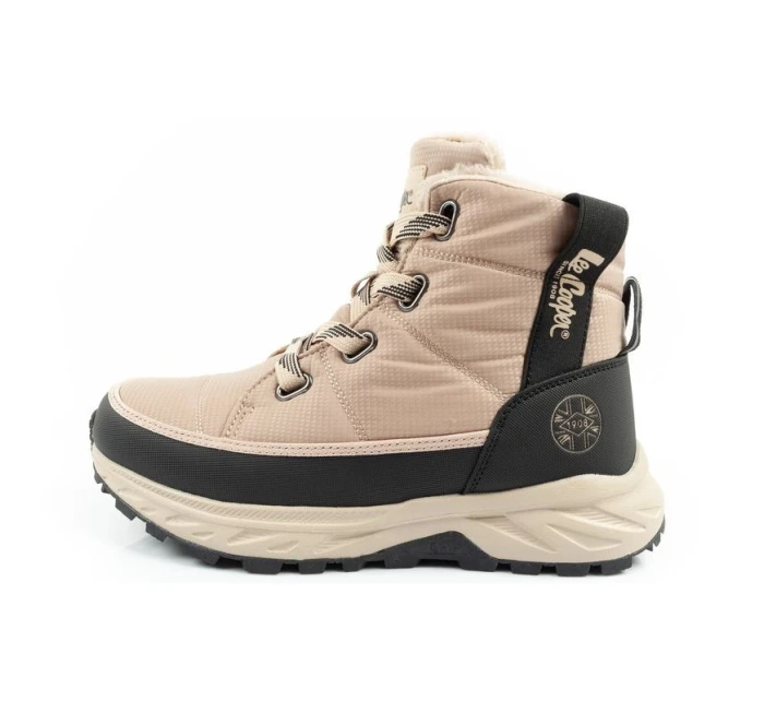 dámská sportovní obuv zimní model 21406190 zateplená béžová černá dámské - Lee Cooper