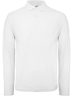 B&C ID.001 LSL Pánské piqué polo s dlouhým rukávem model 22421376 white B&C ID.001 LSL Pánské piqué polo s dlouhým rukávem model 22421376 white