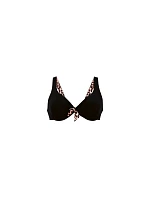 Style Loretta Top Bikini - horní díl 8746-1 braunschwarz - RosaFaia