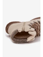 Zateplené dámské trapery Zenaya – světle béžové Zateplené dámské trapery Zenaya – světle béžové