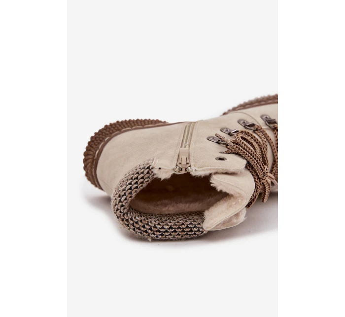 Zateplené dámské trapery Zenaya – světle béžové Zateplené dámské trapery Zenaya – světle béžové