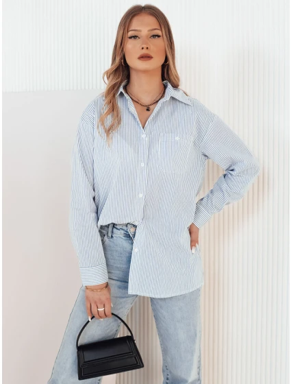 Dámská pruhovaná košile SEMENA bílá FashionStreet DY0414