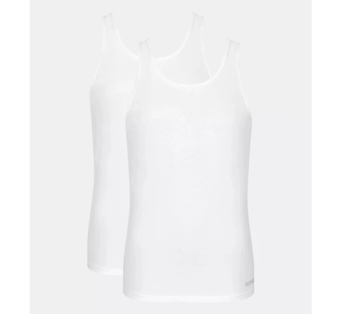 sloggi men GO ABC 2.0 Tank Top 2P - WHITE - SLOGGI WHITE - SLOGGI
