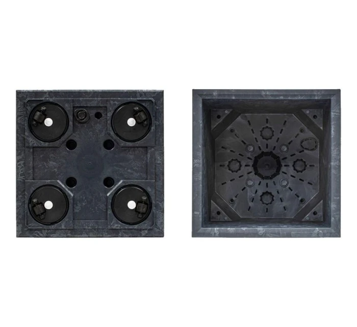 SIERRA SQUARE BETON EFFECT POND 39x39 ANTHRACITE dětské