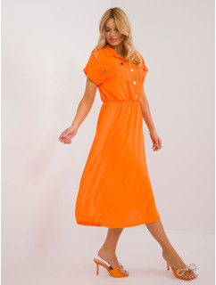 DHJ SK 19002 šaty.31 oranžová