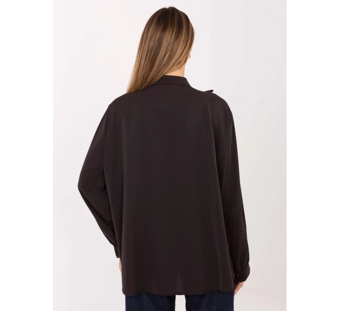 Koszula IT KS model 21786378 ciemny brązowy - FPrice Koszula IT KS model 21786378 ciemny brązowy - FPrice