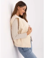 Kamizelka IT KZ model 21488820 ecru - FPrice Kamizelka IT KZ model 21488820 ecru - FPrice